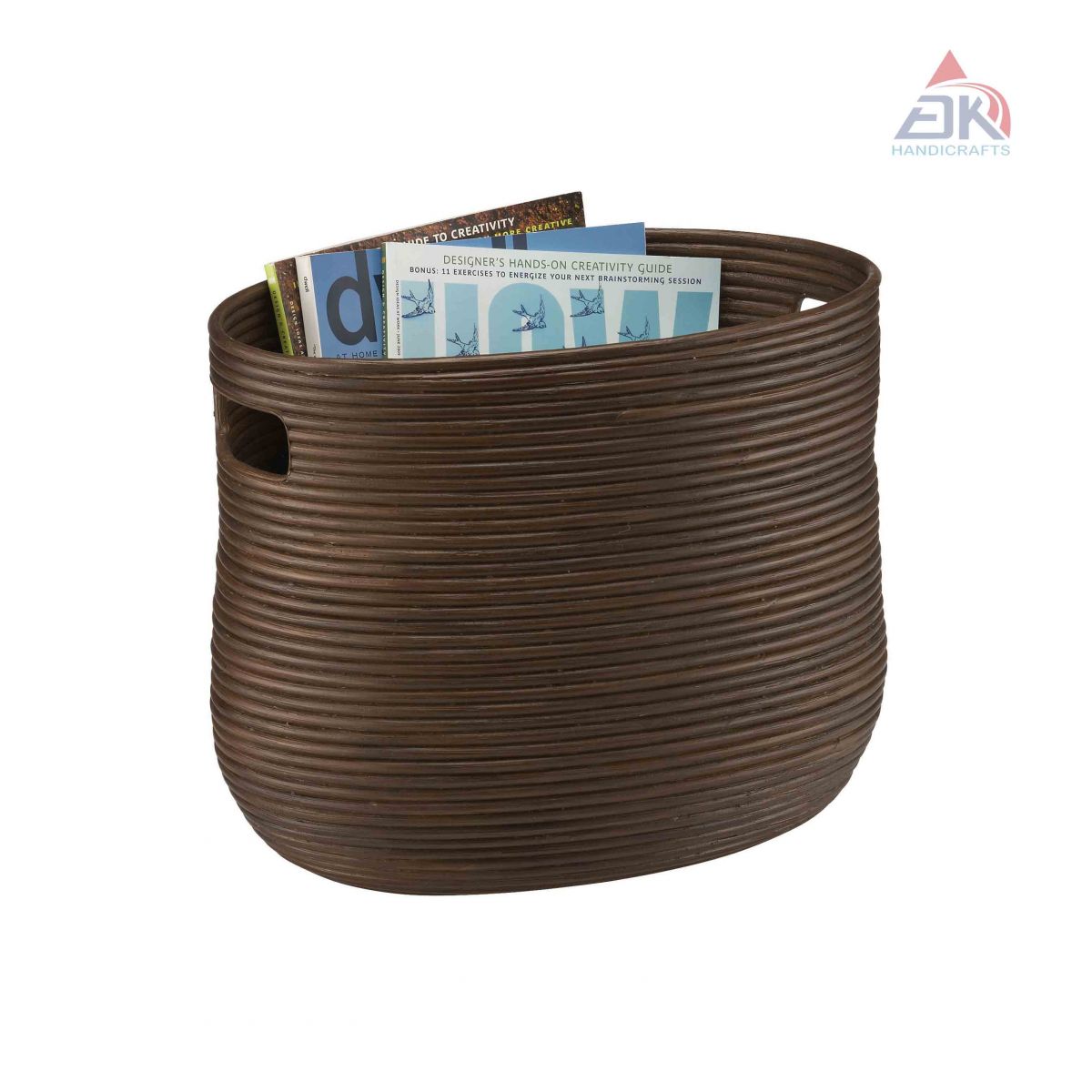 Coiled Magazine Basket # DK34