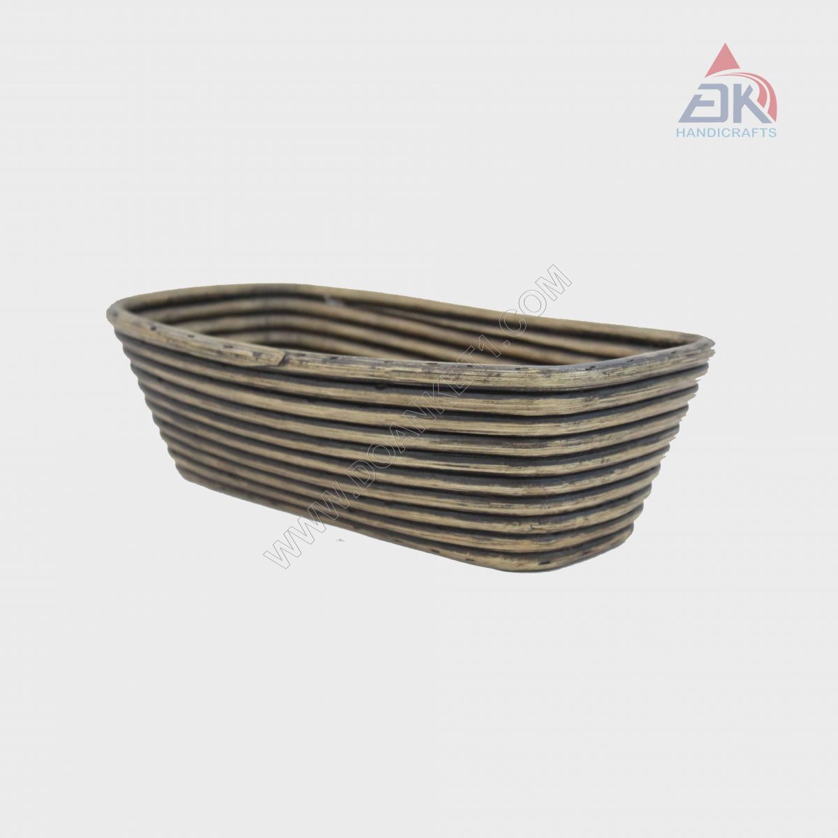 Coiled Oval Basket # DK38