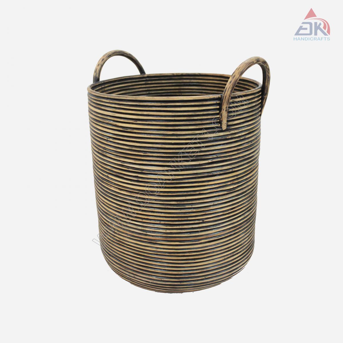 Tall Coiled Basket # DK45