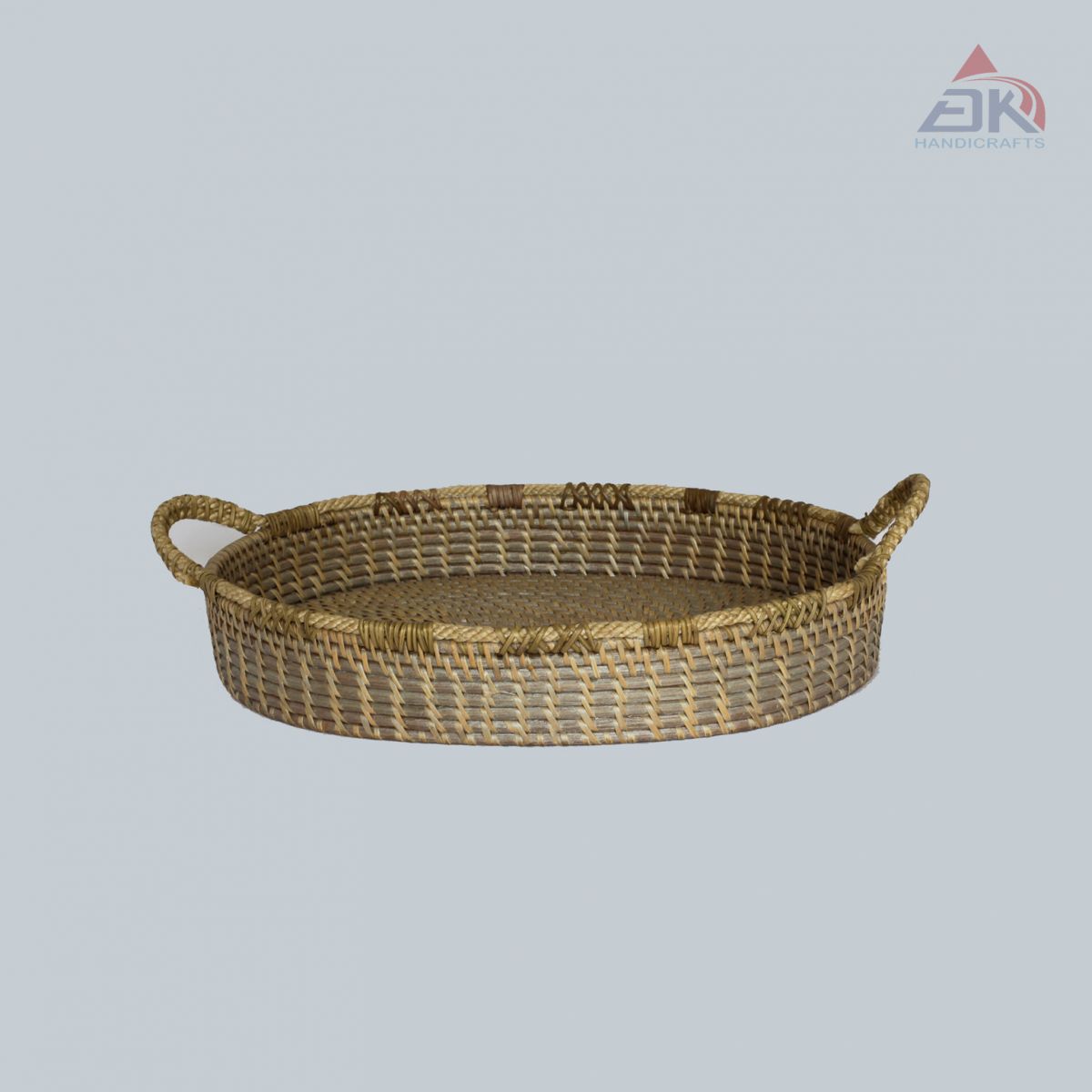 Rattan Tray With Rope