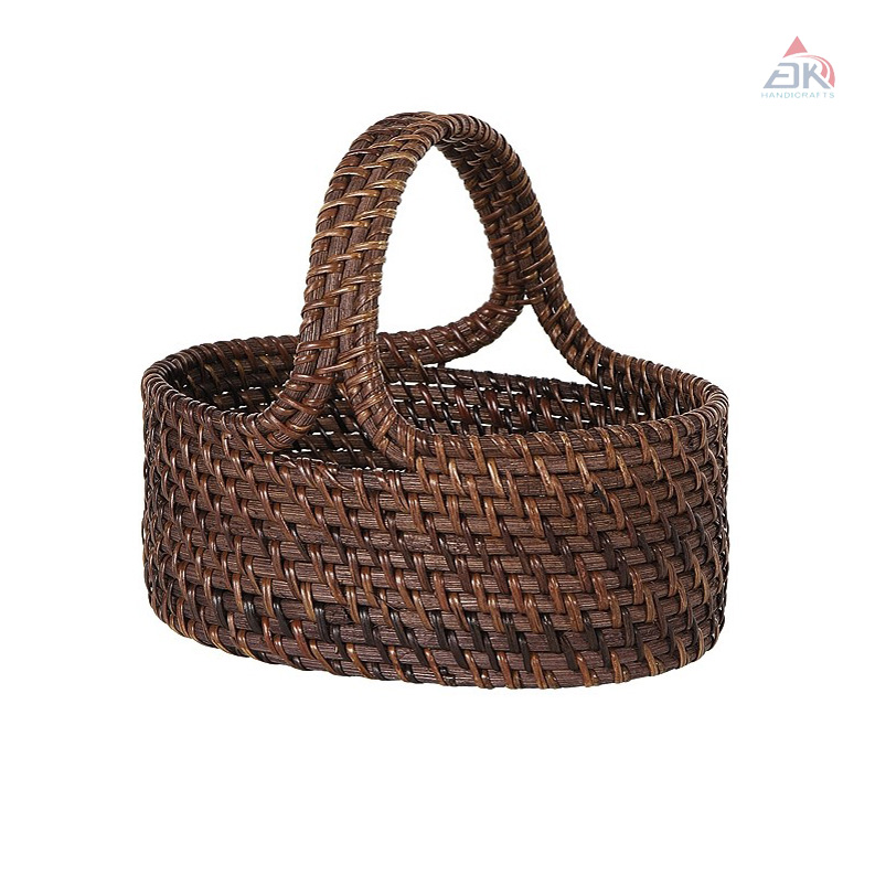 Rattan Handle Basket