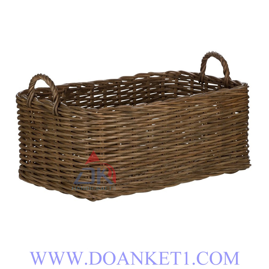 RATTAN RECT BASKET # DK106