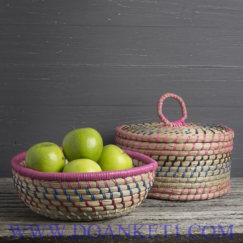 Seagrass Basket S/2 # DK224