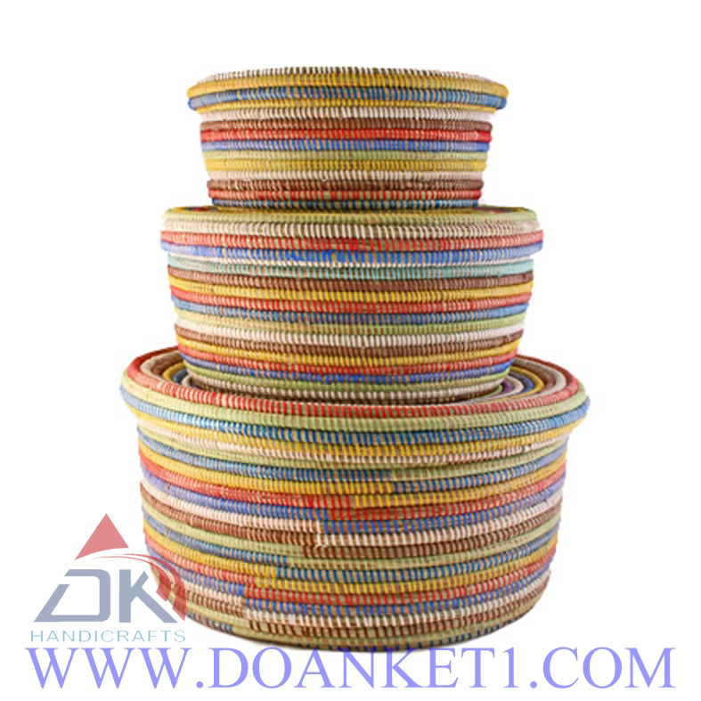 Seagrass Basket S/3 # DK188