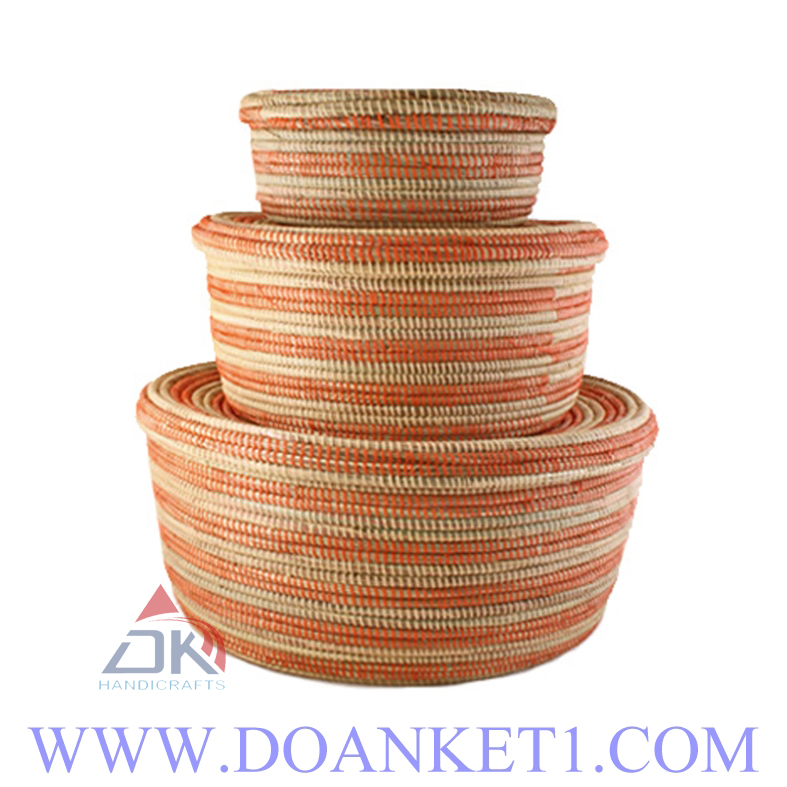 Seagrass Basket S/3 # DK189