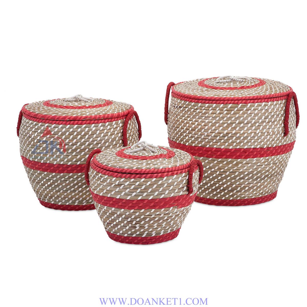 Seagrass Hamper S/3 # DK190