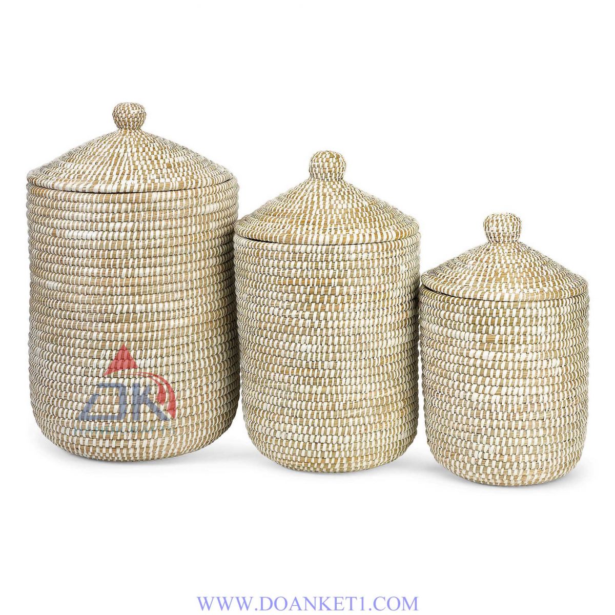 Seagrass Hamper S/3 # DK209