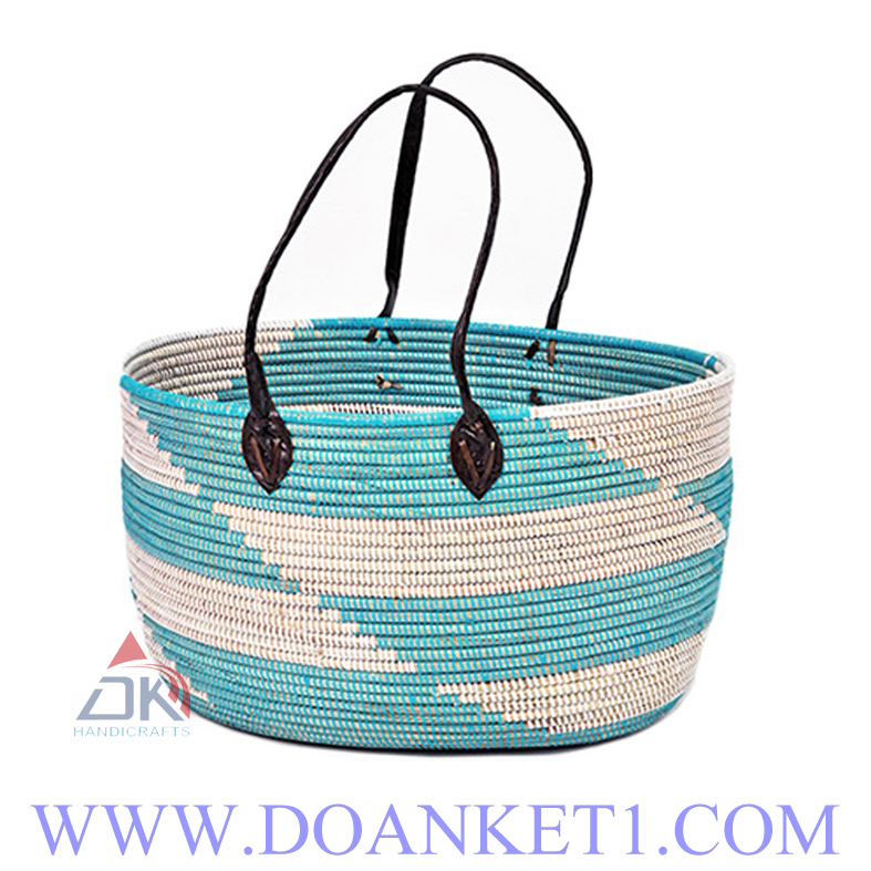 Seagrass Basket With Handle # DK218