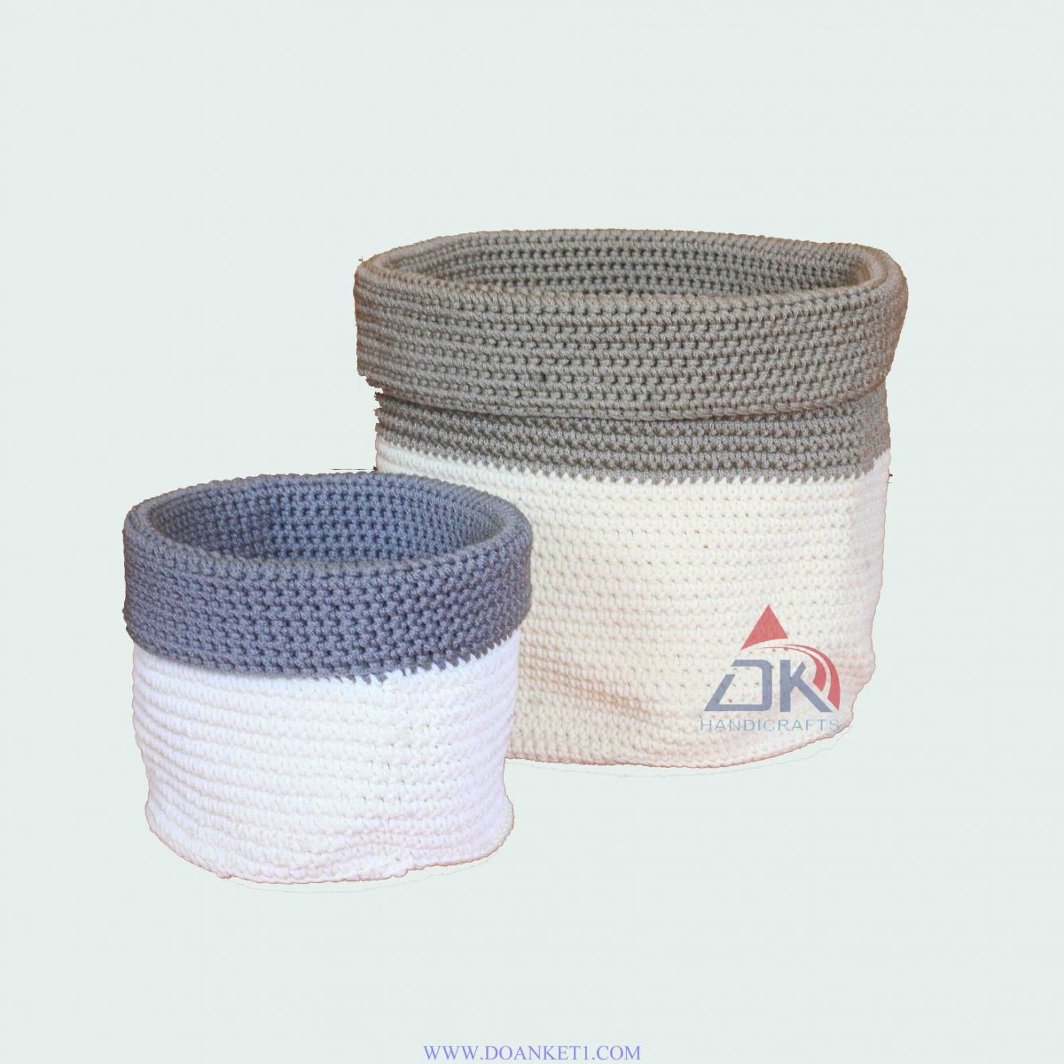 Textile Basket S/2 # DK139