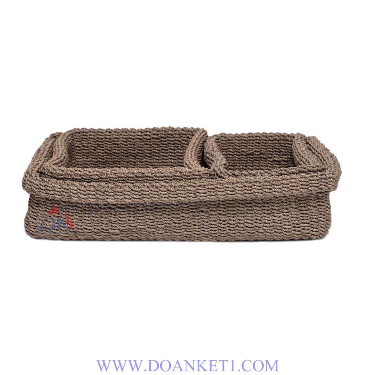 Textile Basket S/3 # DK170