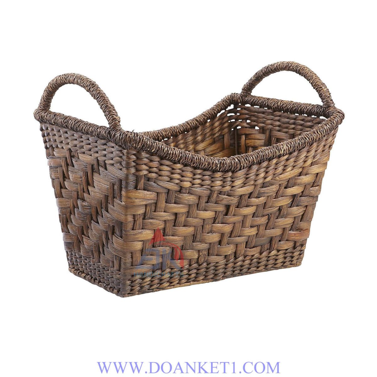 Water Hyacinth Magazine Basket # DK259
