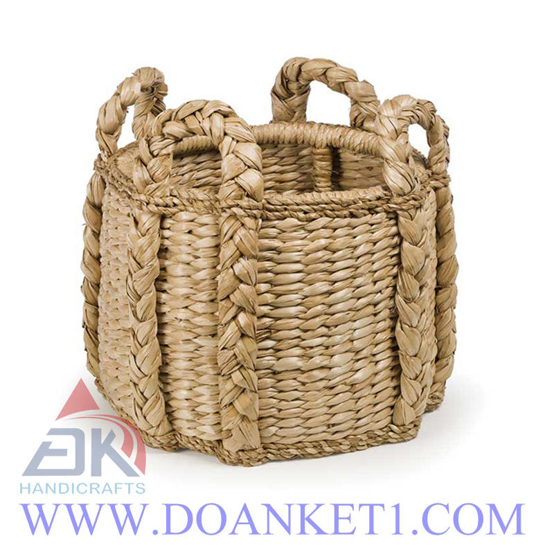 Water Hyacinth Storage Basket # DK281