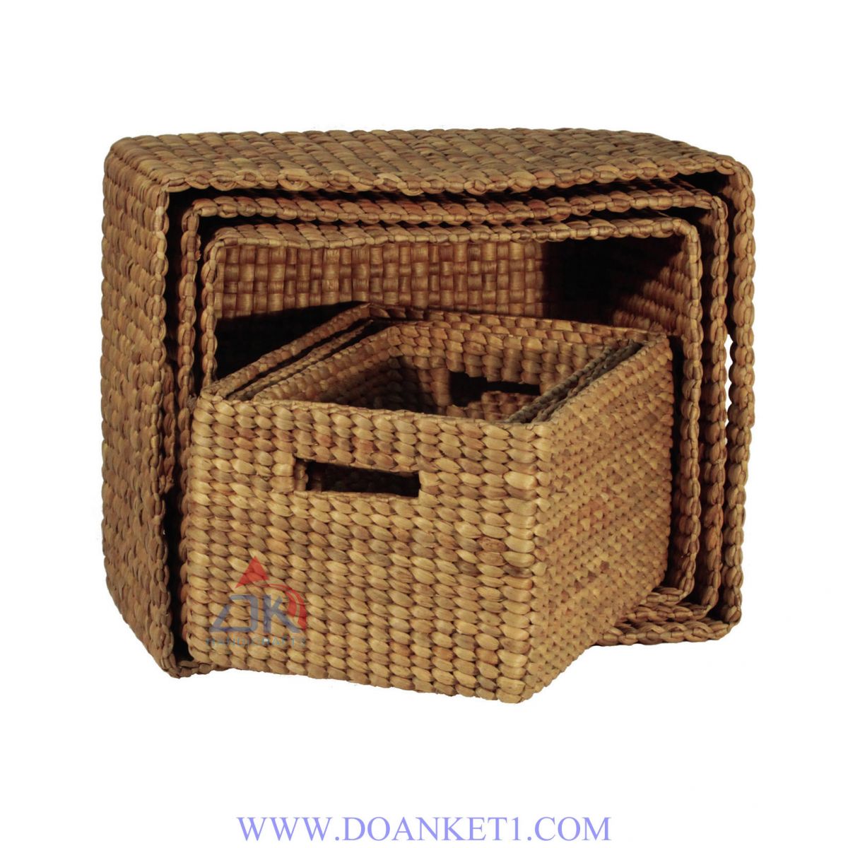 Water Hyacinth Basket S/6 # DK346